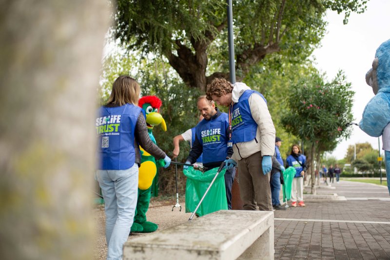 Green Retail  - Gardaland SEA LIFE Aquarium partecipa alla Global Beach Clean 2024 