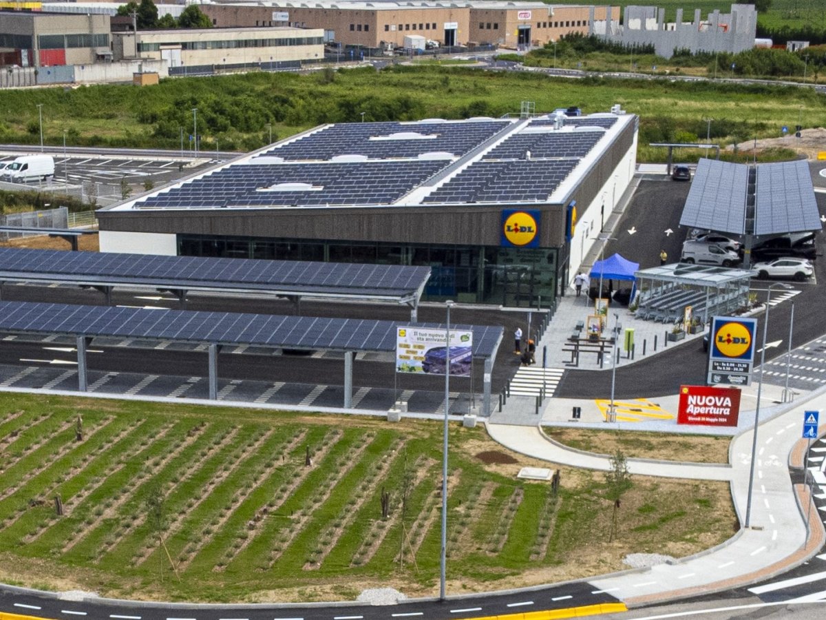 Green Retail  - Rubner e Lidl: nuovo supermercato in legno a Villafranca di Verona 