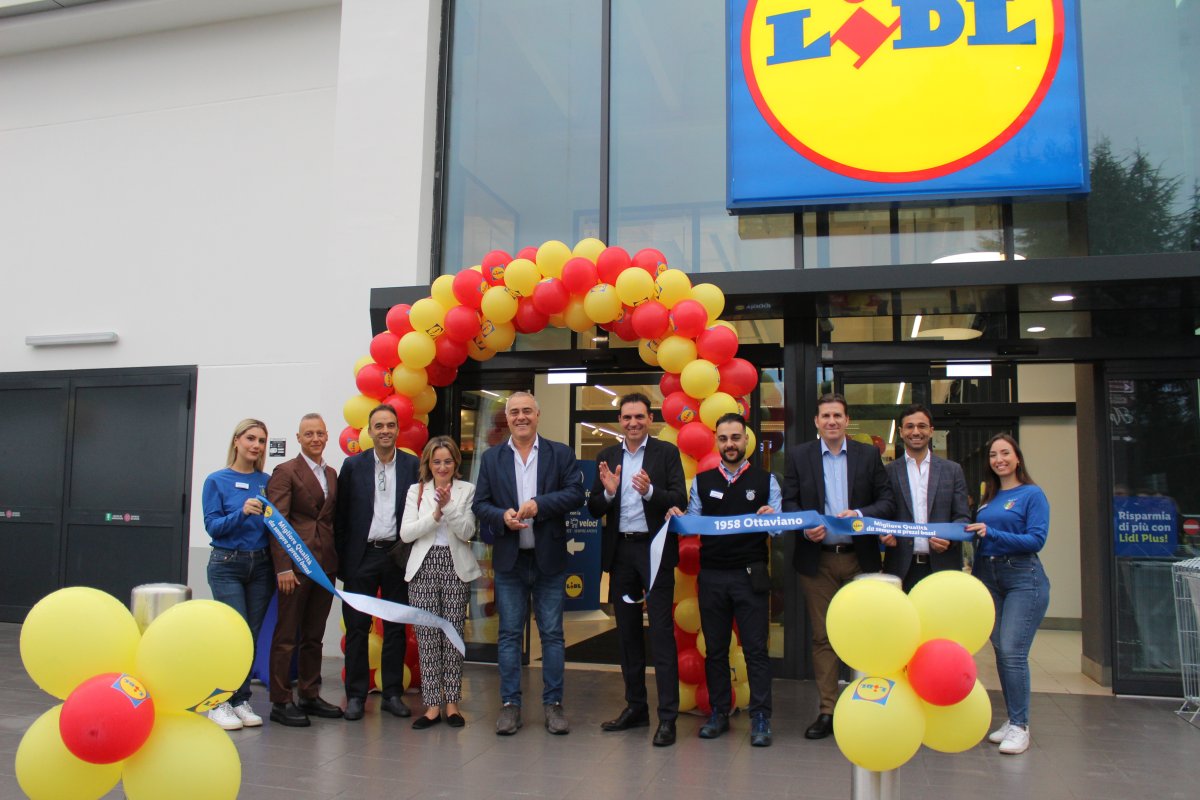 Green Retail  - LIDL INAUGURA IL SUO PRIMO PUNTO VENDITA  A OTTAVIANO (NA) 