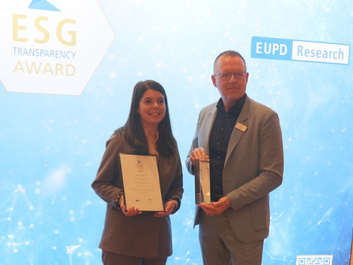 Green Retail  - Despar Nord riceve il premio "ESG Transparency Award" per il Report Integrato 2023 