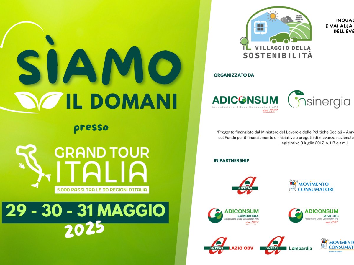 Green Retail  - Adiconsum promuove tre giorni di sostenibilità per gli obiettivi ONU 2030 
