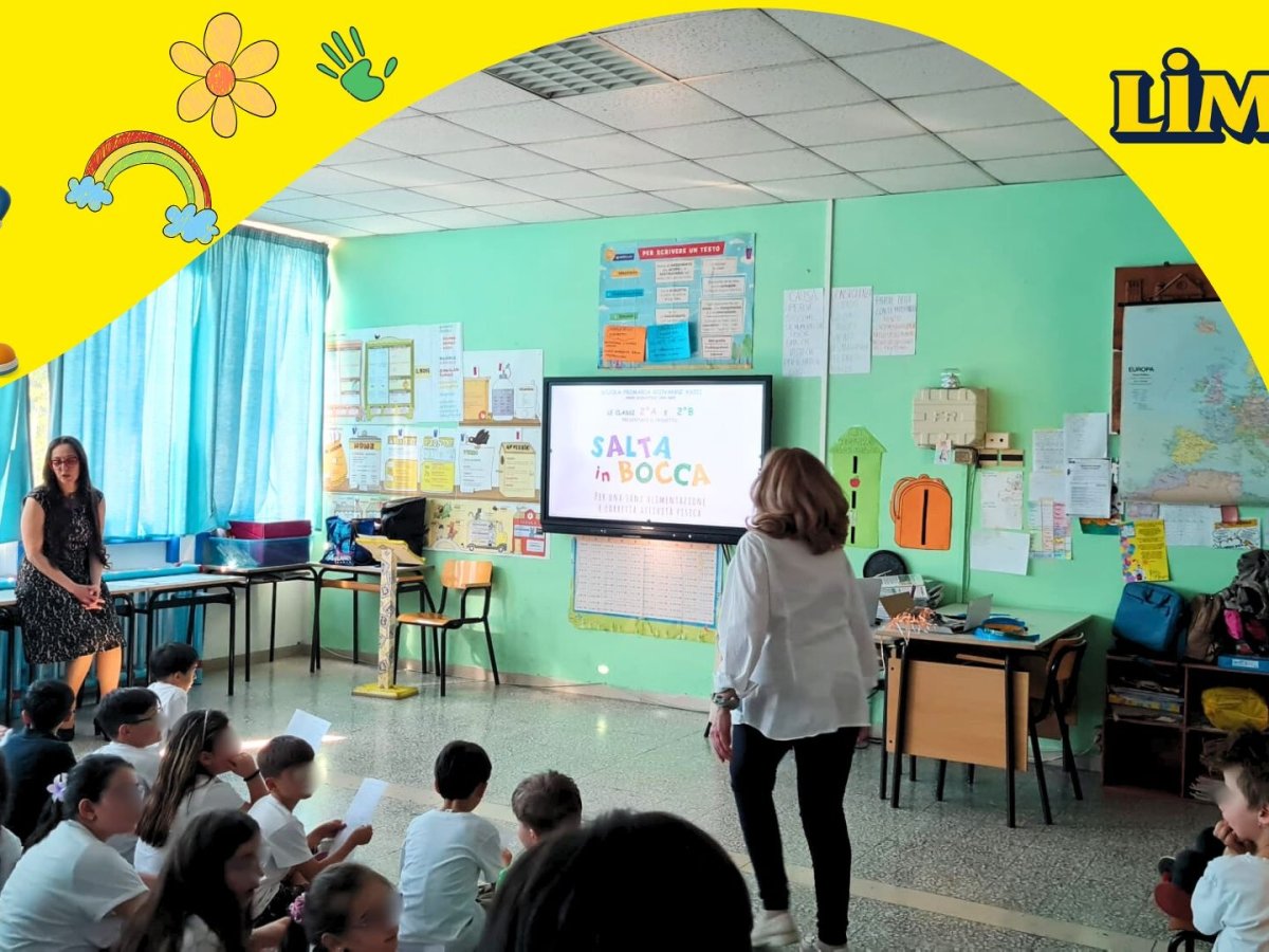 Green Retail  - Educazione alimentare nelle scuole: 75.000 bambini coinvolti nel progetto SALTAinBOCCA 