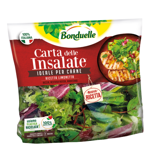 Green Retail  - Bonduelle rinnova la gamma “Carta delle Insalate” con nuove ricette e un pack più sostenibile 