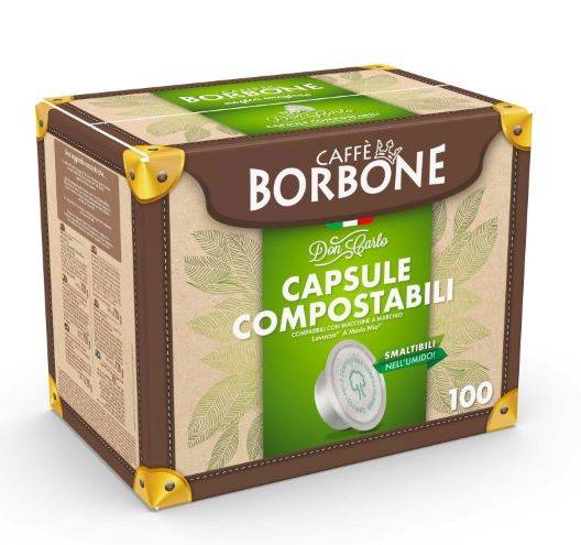 La torrefazione napoletana Caffè Borbone lancia la capsula compostabile in biopolimero
