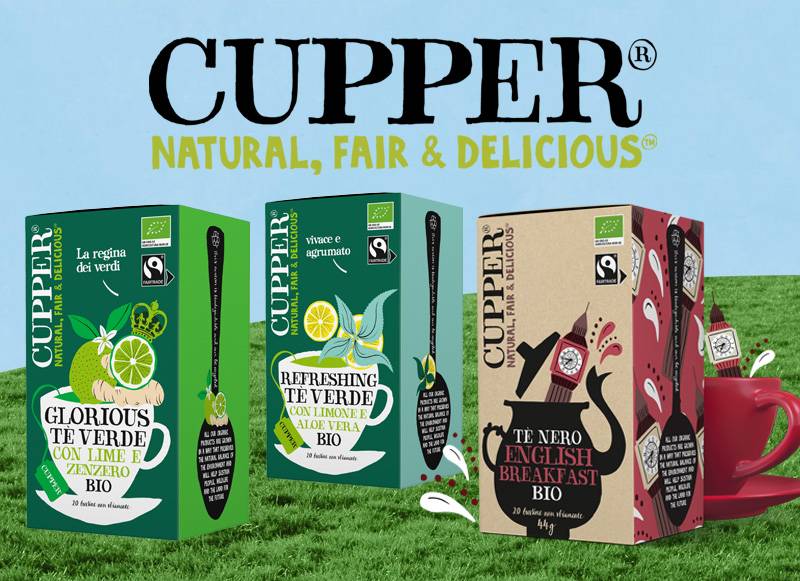 Green Retail  - Clipper diventa Cupper e rimane uno dei marchi di tè più sostenibili sul mercato 