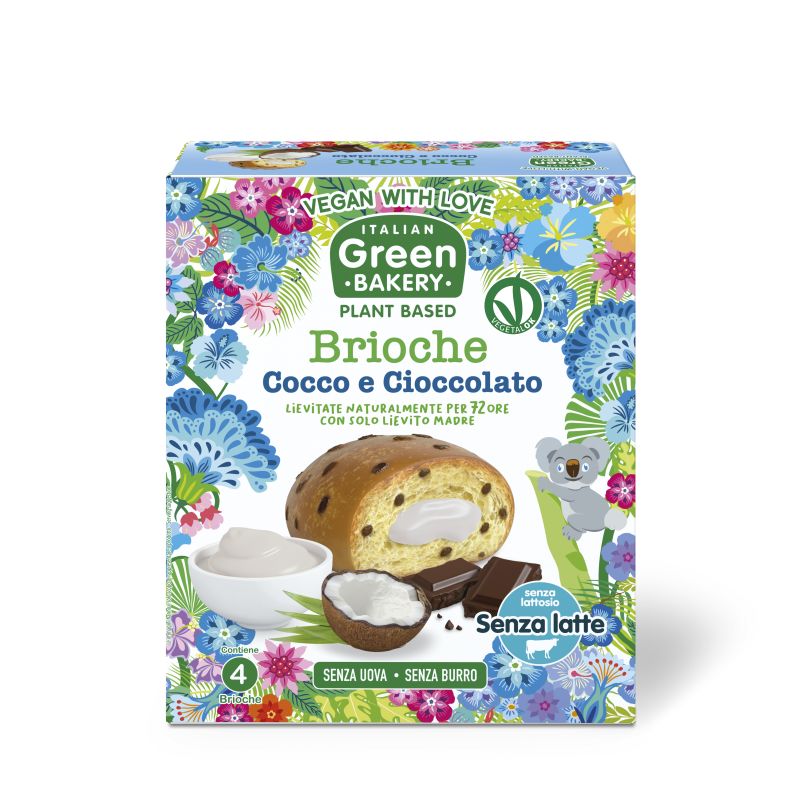 Green Retail  - Italian Green Bakery presenta le brioche cocco e cioccolato 