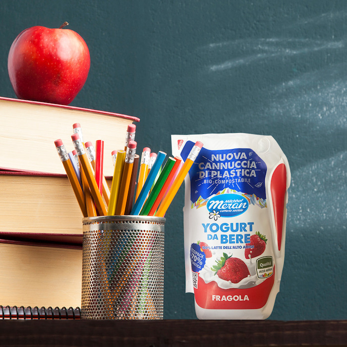 Per il back to school arriva lo yogurt da bere in ecopack di Latteria Sociale Merano