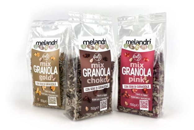 Green Retail  - Mix granola: 3 miscele croccanti a base di semi di girasole 