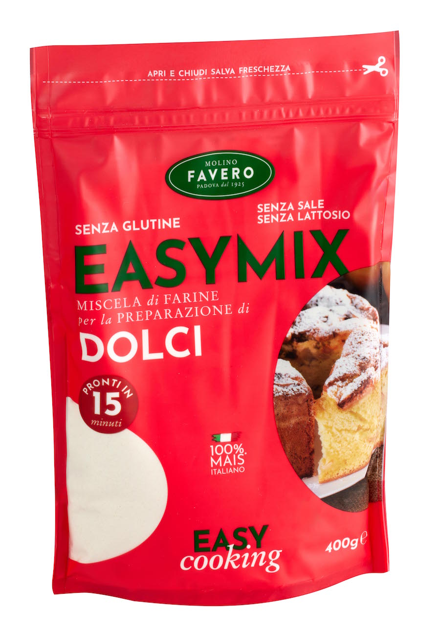 Green Retail  - Easy mix di Molino Favero: preparati senza glutine per dolci e pancake 