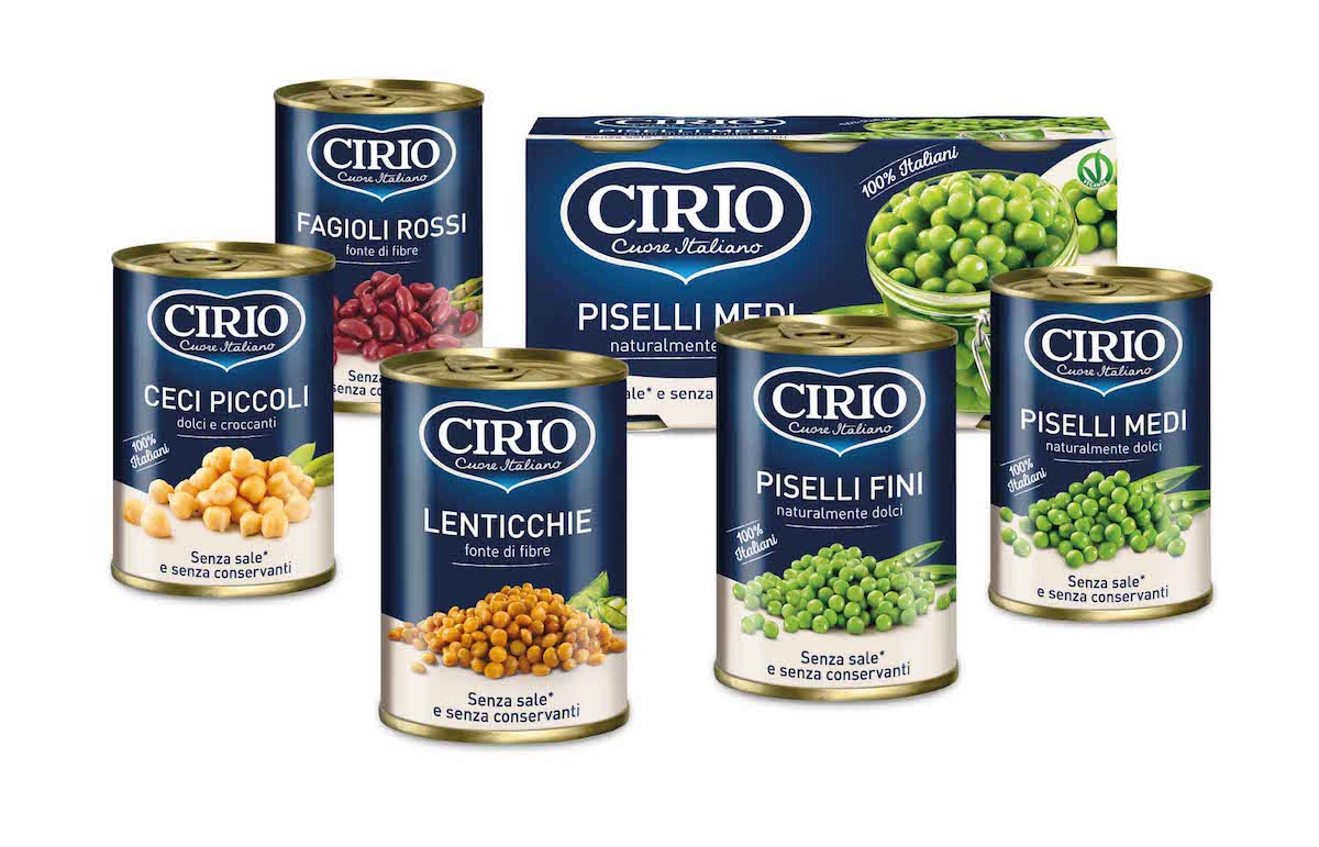 Green Retail  - Cirio legumi senza sale, cinque referenze per una scelta di benessere 