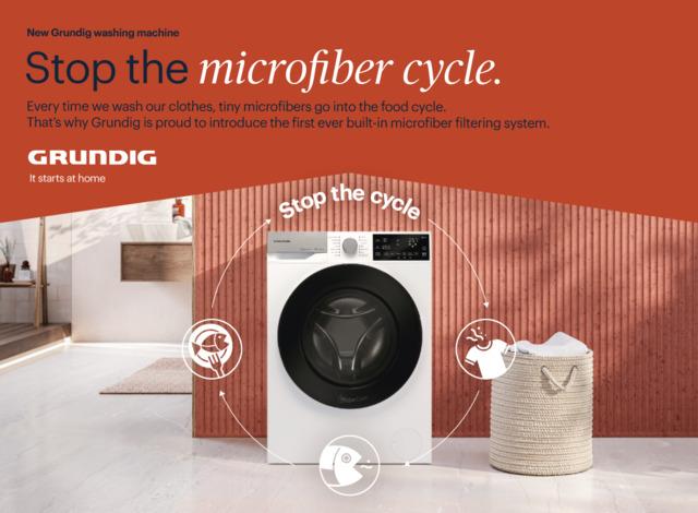 Green Retail  - Lotta alla microfibre: è di Grundig la prima lavatrice Fibercatcher 