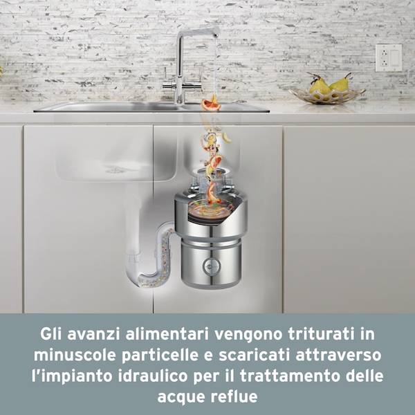 Green Retail  - La cucina diventa green e high tech con le tre fasi antispreco di InSinkErator 