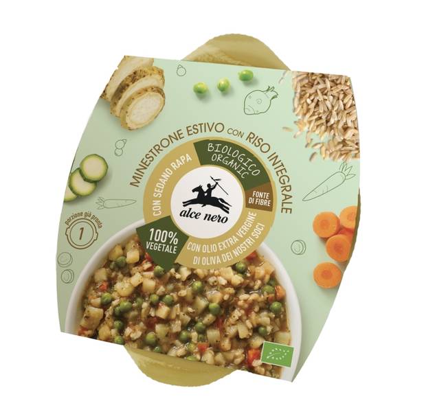 Green Retail  - Alce Nero lancia il nuovo minestrone estivo con riso integrale 