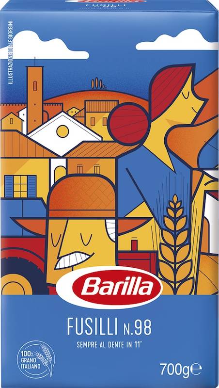 Green Retail  - Barilla trasforma le confezioni di pasta in pack artistici in limited edition 