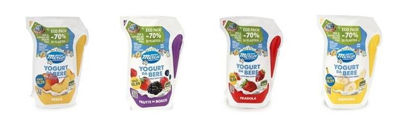 Green Retail  - Yogurt da bere in ecopack di Latteria Merano 