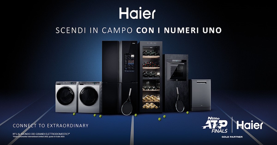 Green Retail  - Haier è Gold Partner delle Nitto ATP Finals di Torino 
