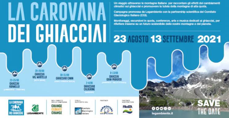 Green Retail  - Codice rosso per i ghiacciai italiani. Torna la Carovana dei ghiacciai per monitorare il loro stato di salute 