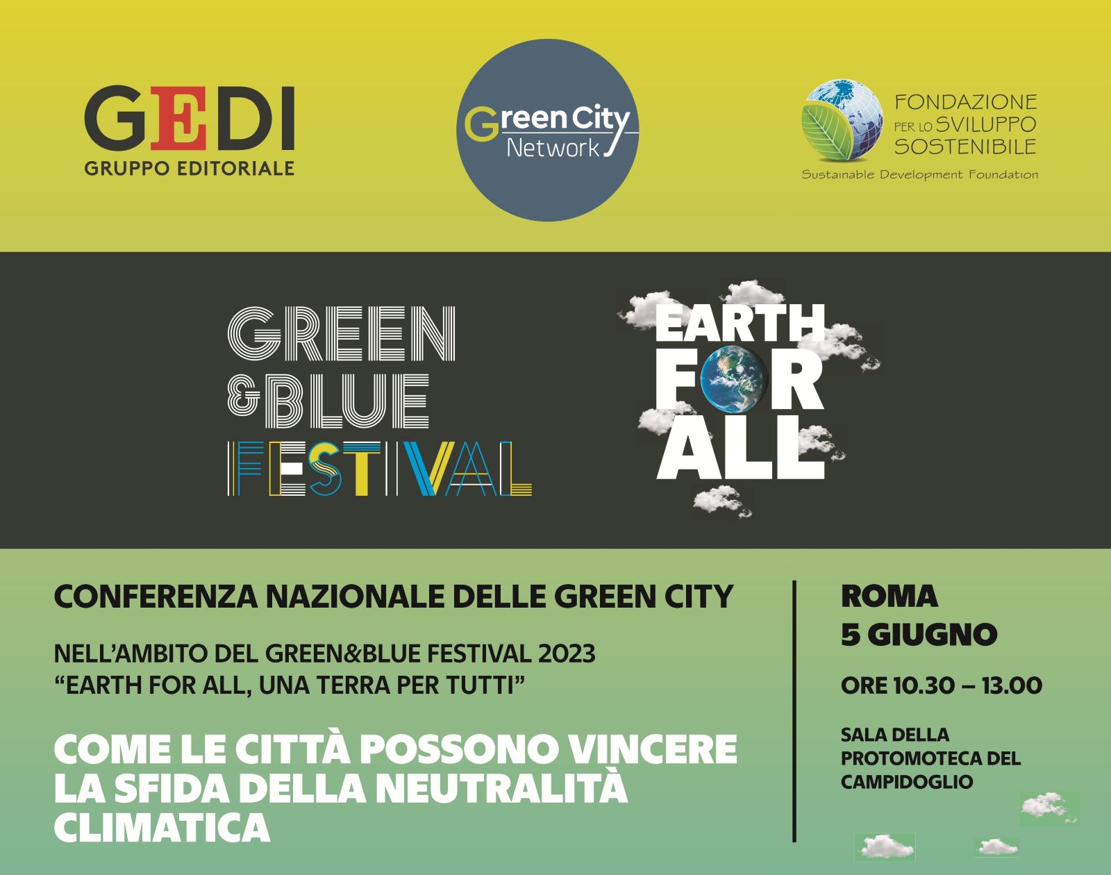 Green Retail  - Conferenza nazionale delle green city, il 5 giugno a Roma 