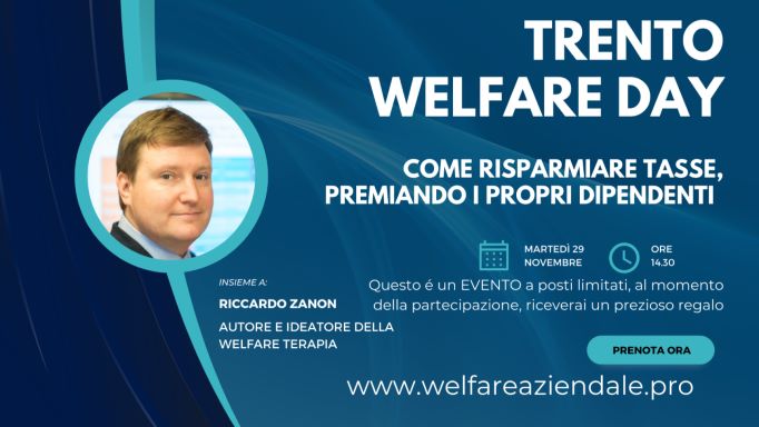 Green Retail  - Welfare aziendale, a Trento il seminario per far crescere le aziende attraverso il benessere 