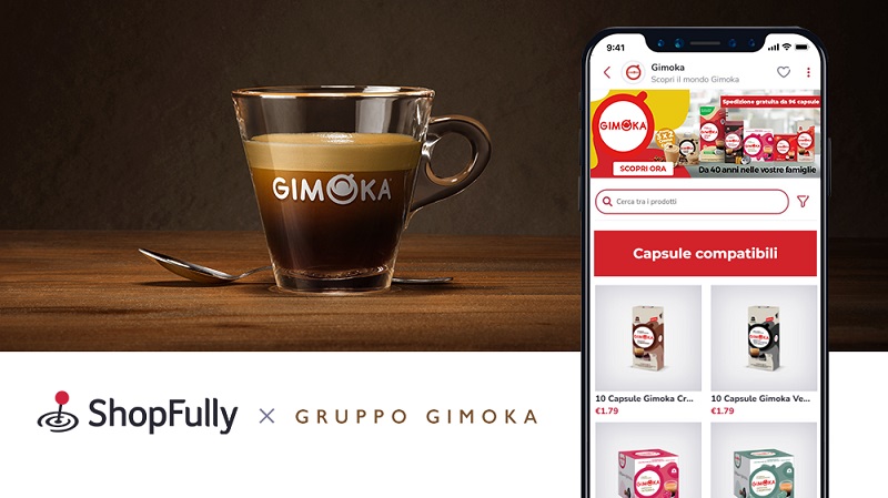 Green Retail  - Caffe' Gimoka sceglie la tecnologia di ShopFully per portare traffico di qualità sul sito 