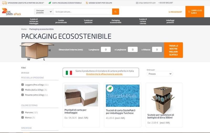 Green Retail  - DS Smith fa leva sull’espansione dell’e-commerce in Europa e lancia ePack 