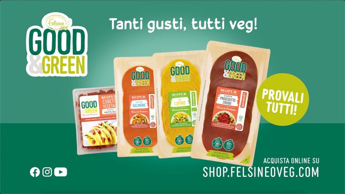 Green Retail  - FelsineoVeg debutta in tv con la campagna “Tanti gusti, tutti veg” 