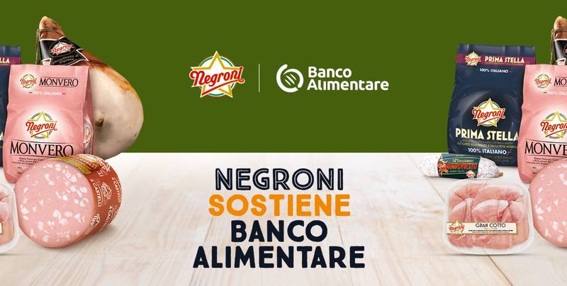 Green Retail - Negroni al fianco di Banco Alimentare per donare 250.000 pasti Green Retail - Negroni al fianco di Banco Alimentare per donare 250.000 pasti
