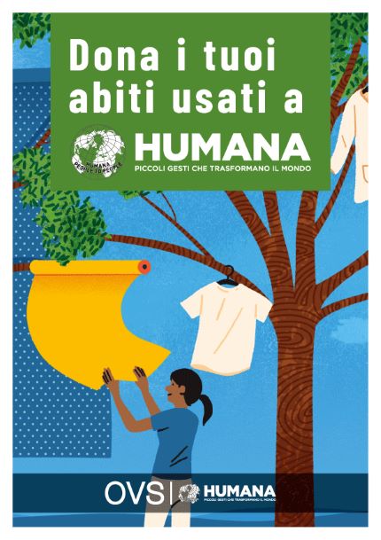 Green Retail  - Humana e Ovs: nuova vita agli abiti usati, tra circolarità e impatto sociale 
