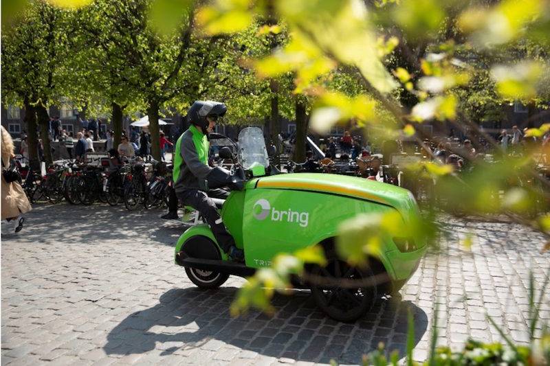 Green Retail  - La svolta green di Basped, consegne in bici e col trenino elettrico 