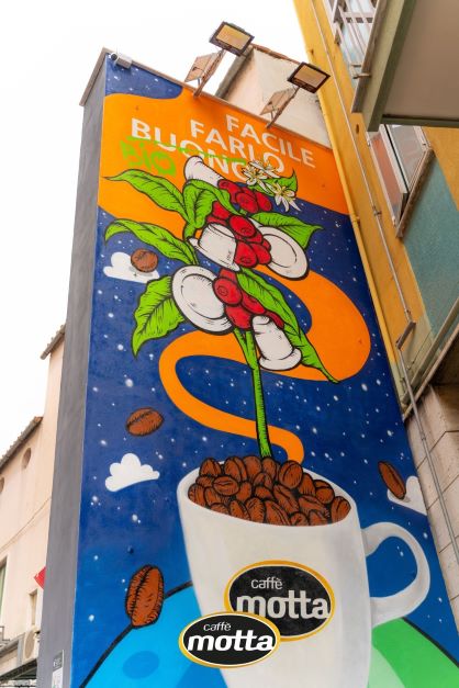 Green Retail  - Caffè Motta promuove il progetto Street Art Adv 