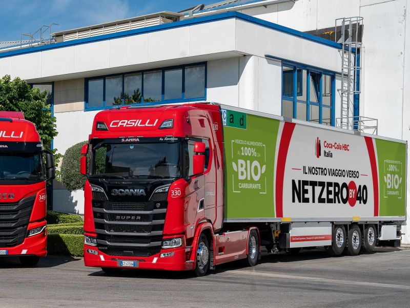 Green Retail  - Coca-Cola e Casilli Enterprise scelgono mezzi alimentati con biocarburanti 