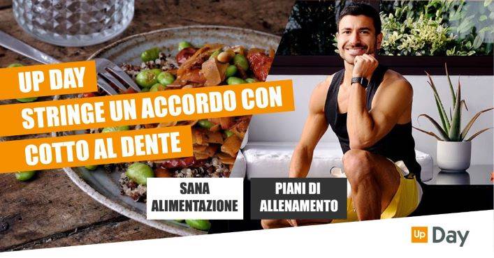 Green Retail  - Welfare aziendale e wellness: Up Day stringe un accordo con la start up Cotto al Dente 