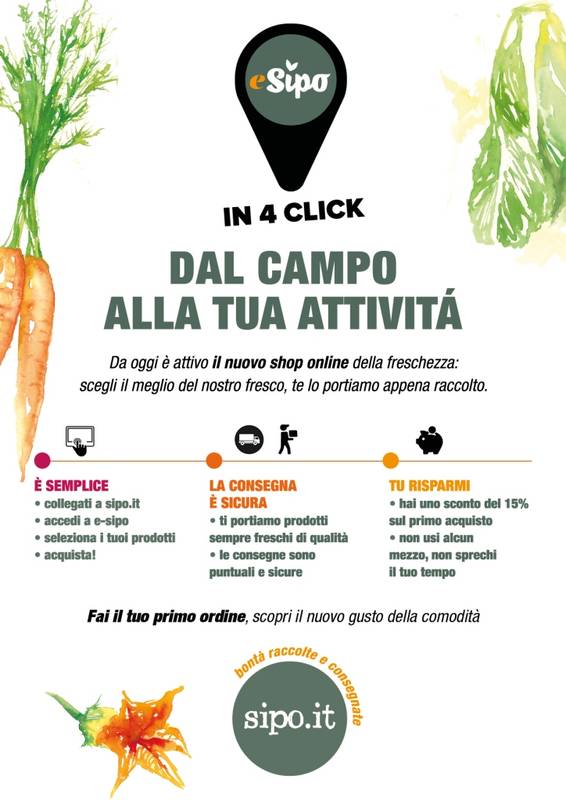 Green Retail  - Debutta eSipo, lo store on-line delle migliori verdure italiane 