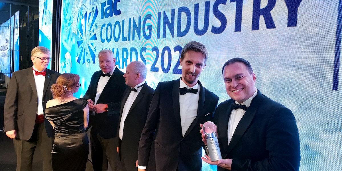 Green Retail  - Epta ed Energy Recovery vincono il Refrigeration Innovation of the Year ai RAC Cooling Industry Awards 2023 