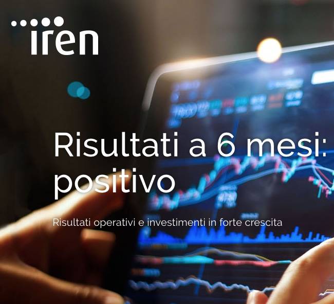 Green Retail  - Iren: primo semestre in crescita, Ebitda +14,4% e Utile +29,2% 