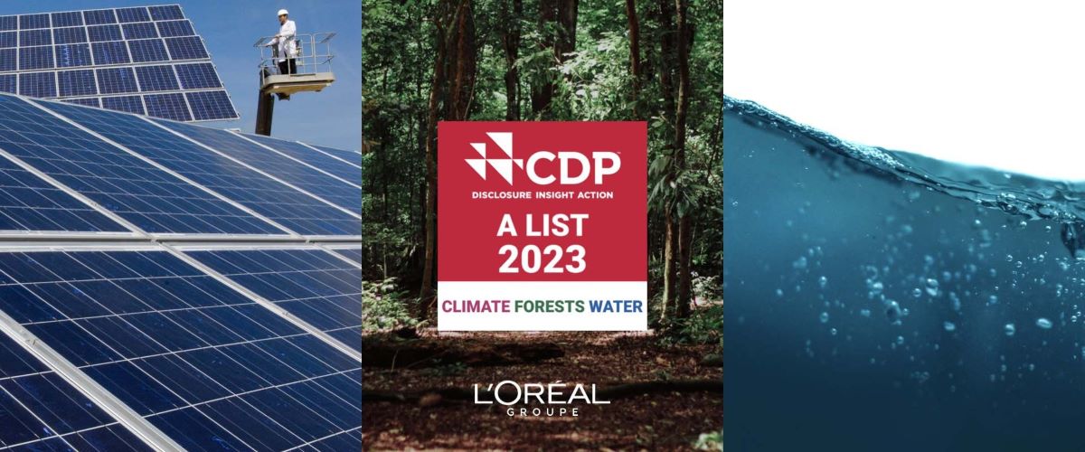 Green Retail  - A L’oréal viene assegnata la tripla “a” per la leadership ambientale sui cambiamenti climatici, foreste e sicurezza idrica 