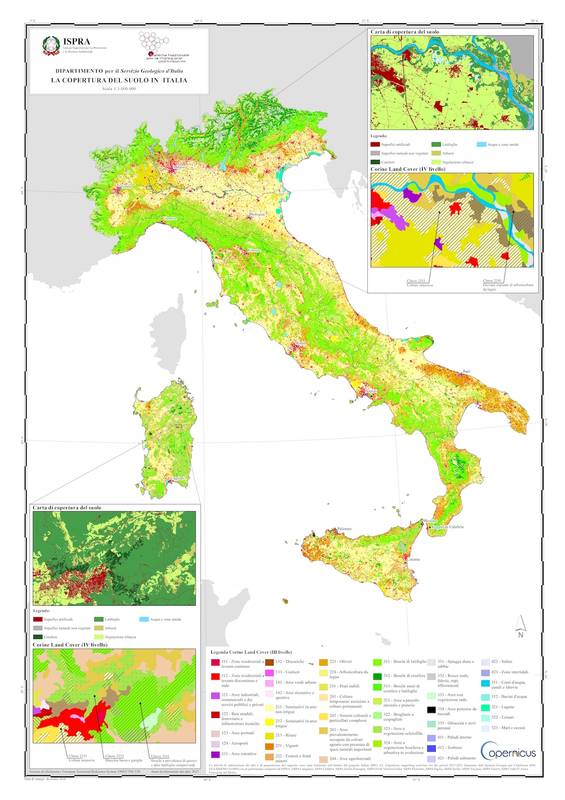 Green Retail  - L’Italia cambia volto: aumentano alberi e foreste, ma si riducono aree agricole, prati e pascoli 