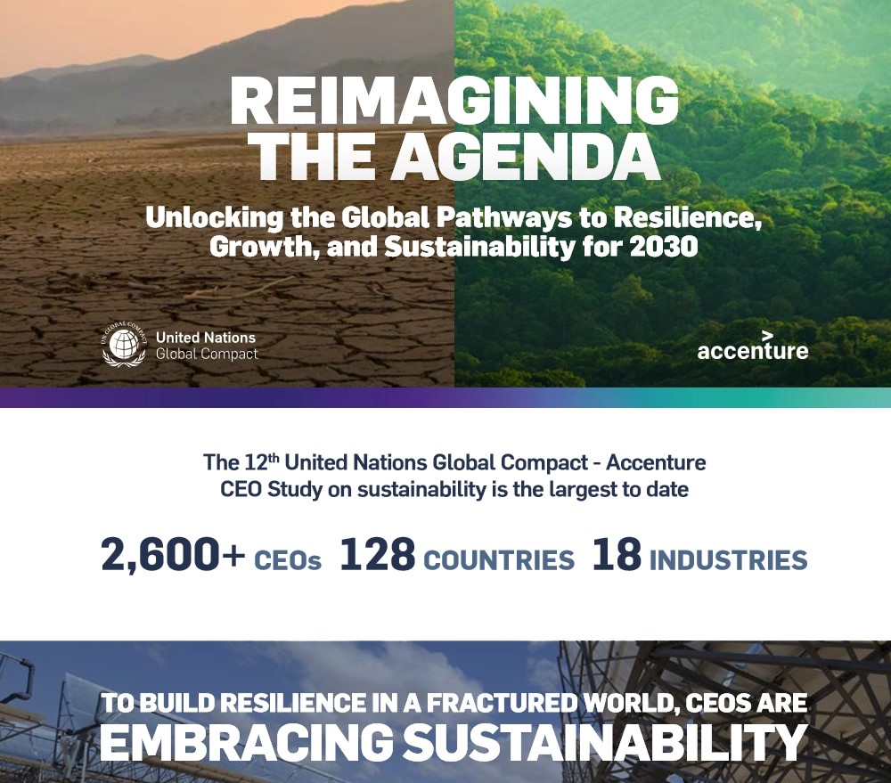 Green Retail  - Il nuovo Ceo Study Accenture e United Nations Global Compact: la sostenibilità è fondamentale per creare resilienza 