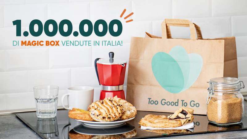 Green Retail  - Too Good To Go raggiunge il traguardo di un milione di Magic Box vendute in Italia 