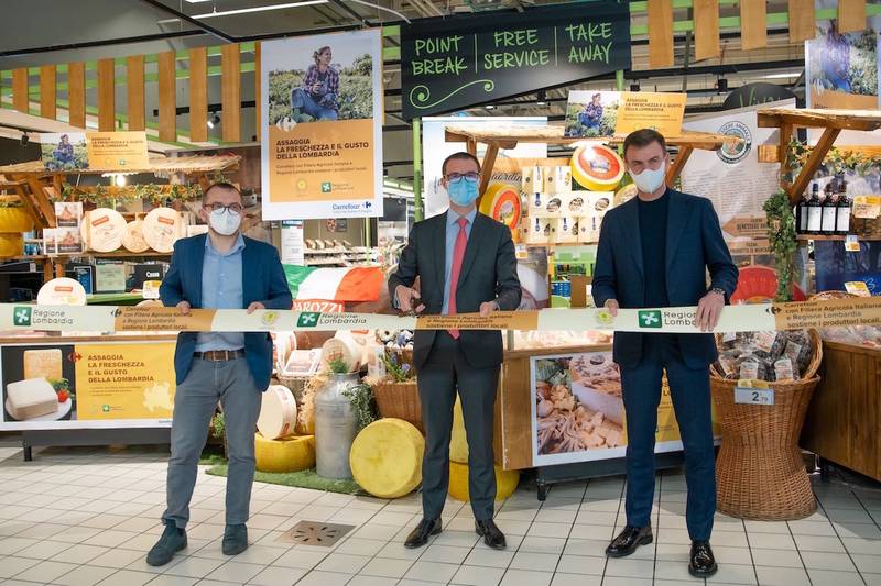 Green Retail  - Regione Lombardia, Filiera Agricola Italiana e Carrefour Italia insieme per il sostegno ai produttori lombardi e per la valorizzazione delle eccellenze locali 