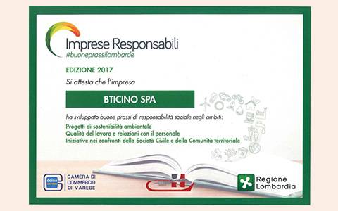 Green Retail  - BTicino premiata dalla Regione Lombardia 