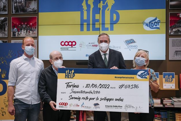 Green Retail  - Raccolti oltre 63.000 euro per sostenere le iniziative del Sermig in favore della popolazione civile dell’Ucraina 