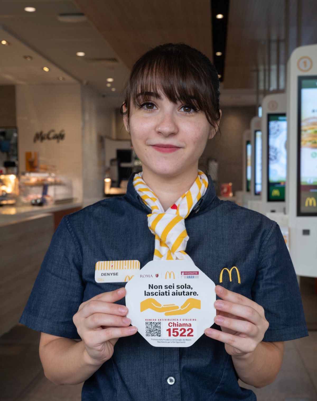 Green Retail  - McDonald’s annuncia l’adesione all’iniziativa contro la violenza sulle donne “Non sei sola, lasciati aiutare” 