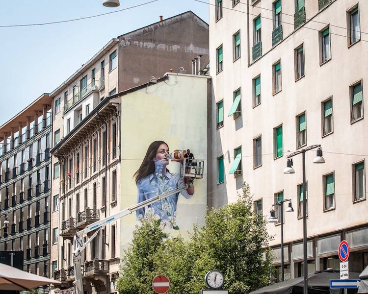 Green Retail  - Arriva il murales sostenibile che contribuisce a ridurre l’inquinamento 