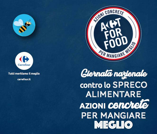 Carrefour Italia celebra la giornata nazionale contro lo spreco alimentare