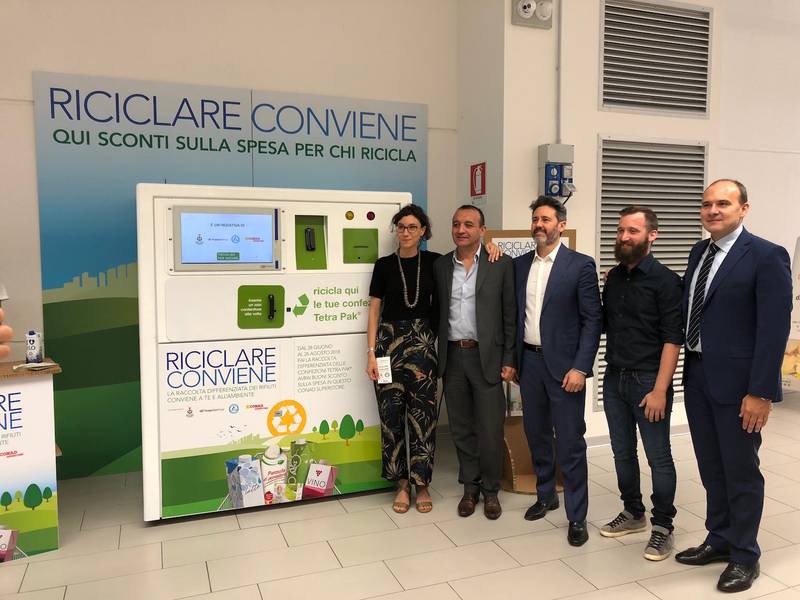 Green Retail  - A Padova Riciclare Conviene con Tetra Pak e Conad 