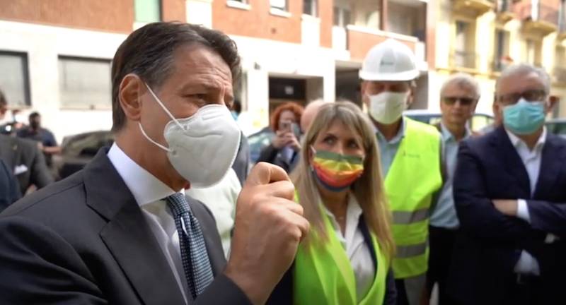 Green Retail  - La concretezza di Rete Irene riconosciuta dalla visita al cantiere di Giuseppe Conte 