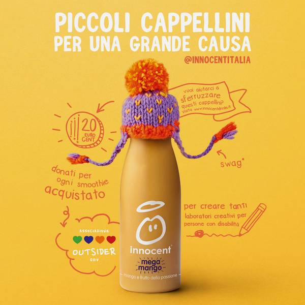 Green Retail  - Con innocent piccoli cappellini di lana per una grande causa 