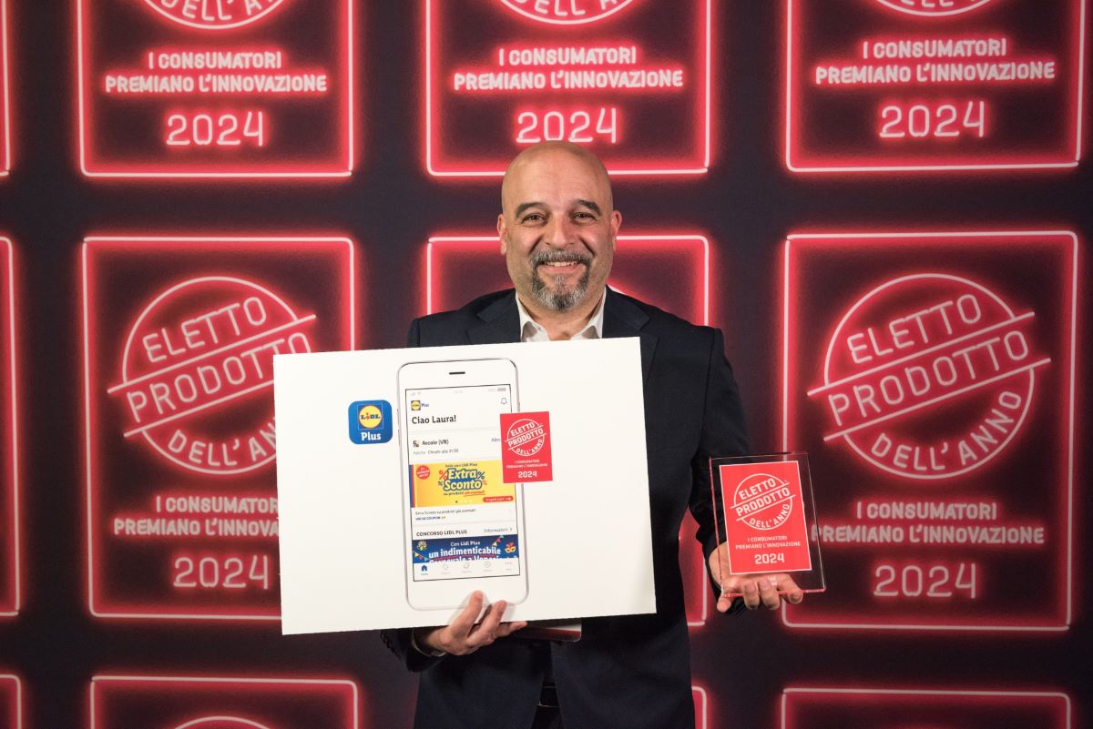 Green Retail  - Lidl Plus vince il premio “Eletto prodotto dell’anno 2024” 