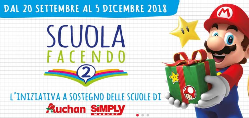 Green Retail  - “Scuolafacendo”, iniziativa di Auchan e Simply a sostegno delle scuole  